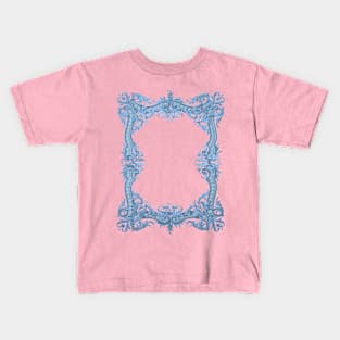 Retro Blue Frame Kids T-Shirt